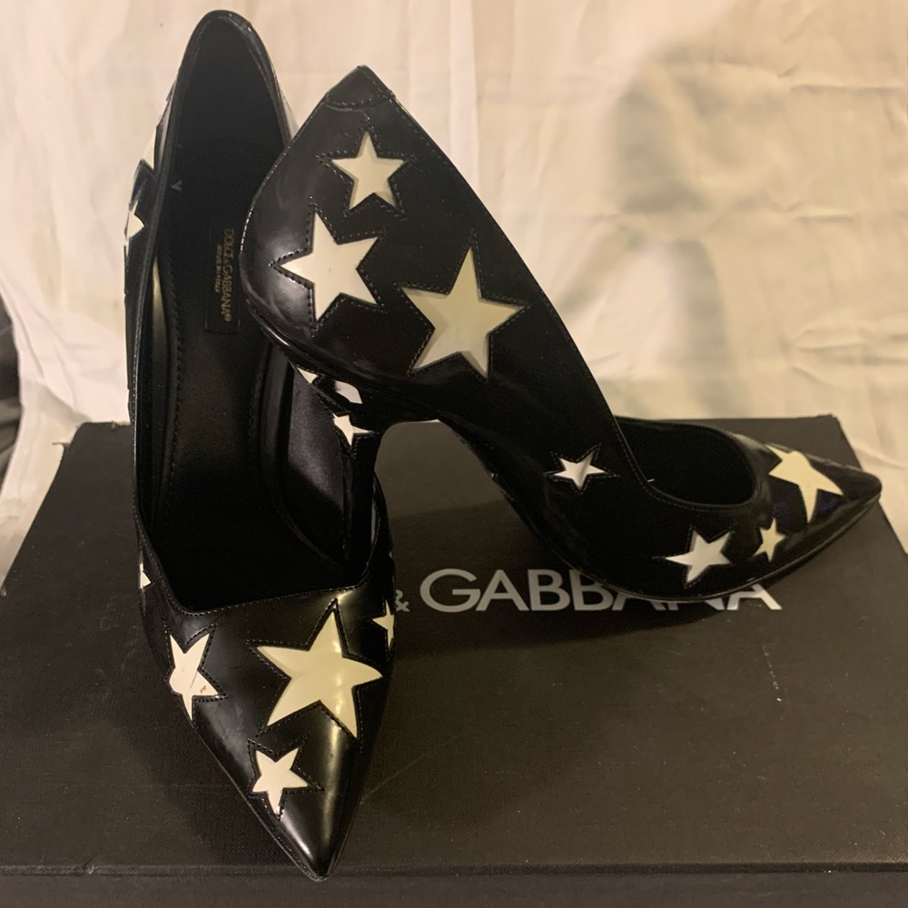Dolce & Gabbana Black/WhiteStar Pump